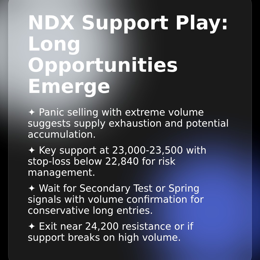 20260403 NDX Market Data Review Report (Based on Wyckoff Volume-Price Perspective)