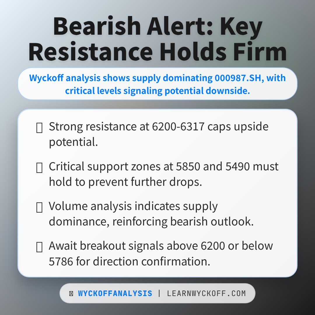 20260306 000987.SH Market Data Review Report (Based on Wyckoff Volume-Price Perspective)
