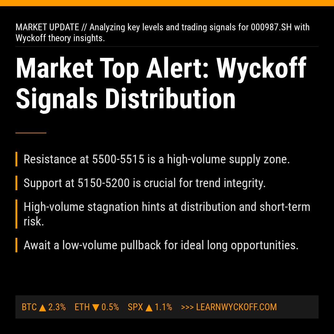20260113 000987.SH Market Data Review Report (Based on Wyckoff Volume-Price Perspective)