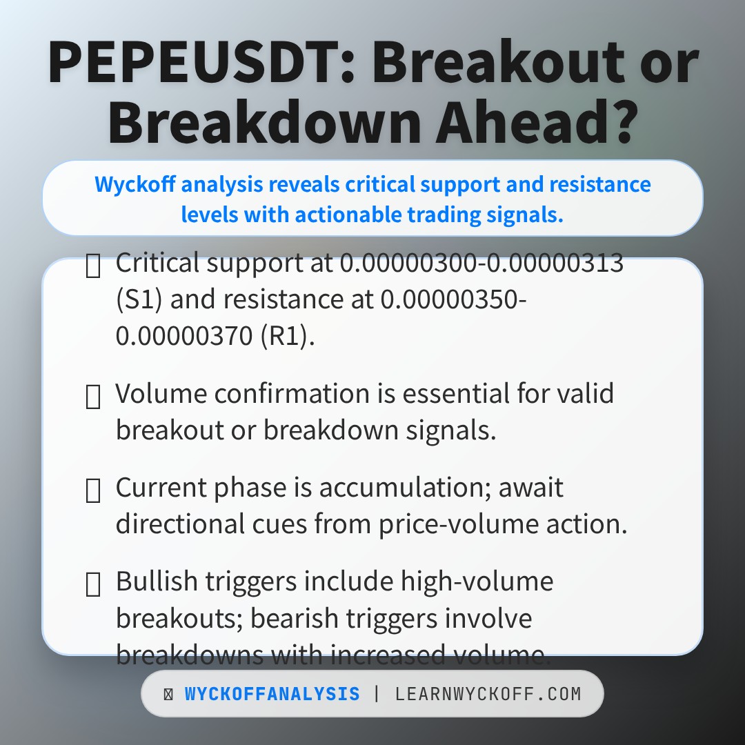 20260308 PEPEUSDT Market Data Review Report (Based on Wyckoff Volume-Price Perspective)