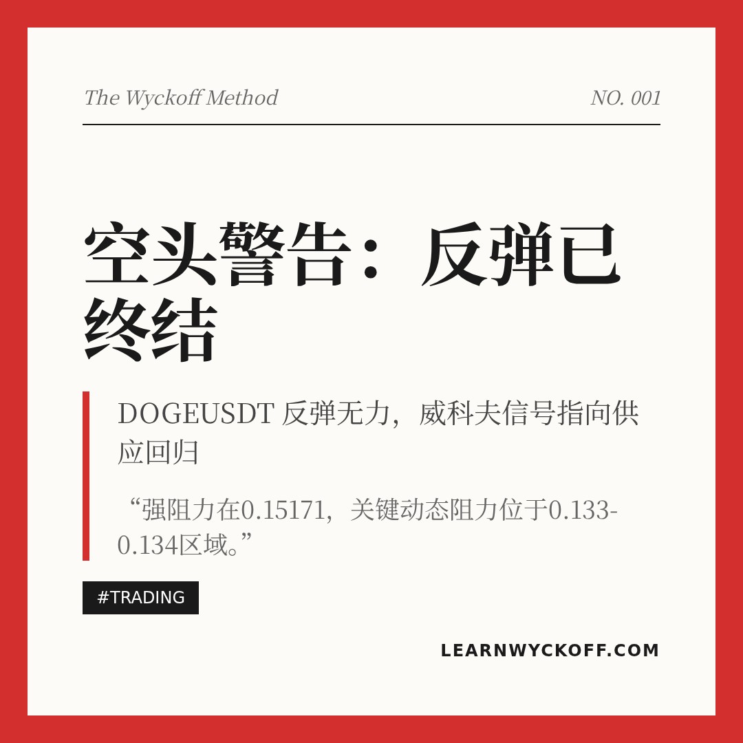 20260128 DOGEUSDT 行情数据复盘报告（基于威科夫量价视角）