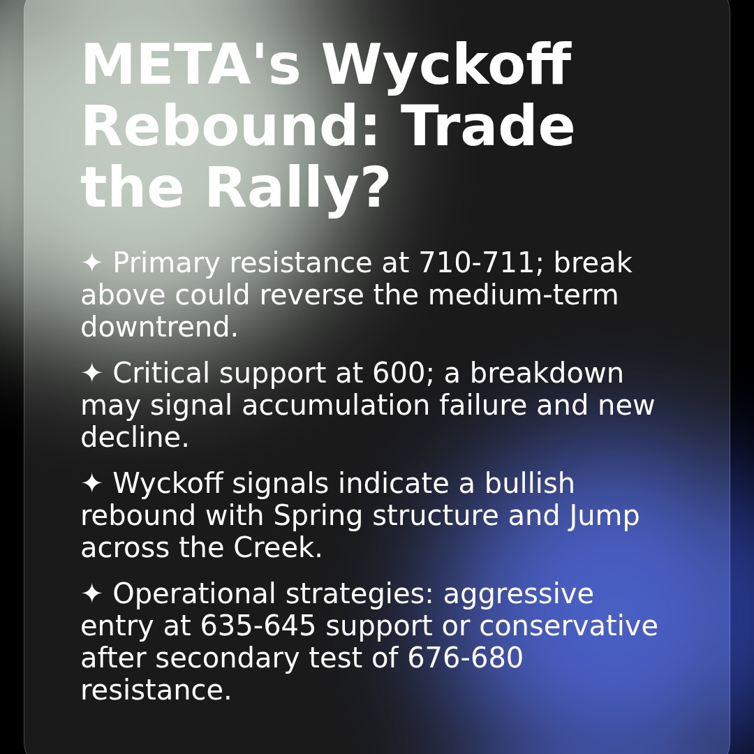 20260123 META Market Data Review Report (Based on Wyckoff Volume-Price Perspective)