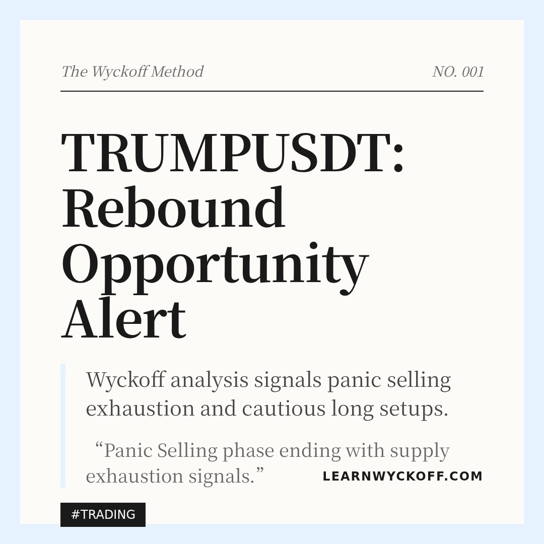 20260208 TRUMPUSDT Market Data Review Report (Based on Wyckoff Volume-Price Perspective)