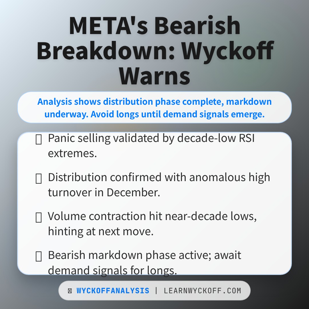 20260113 META Market Data Review Report (Based on Wyckoff Volume-Price Perspective)