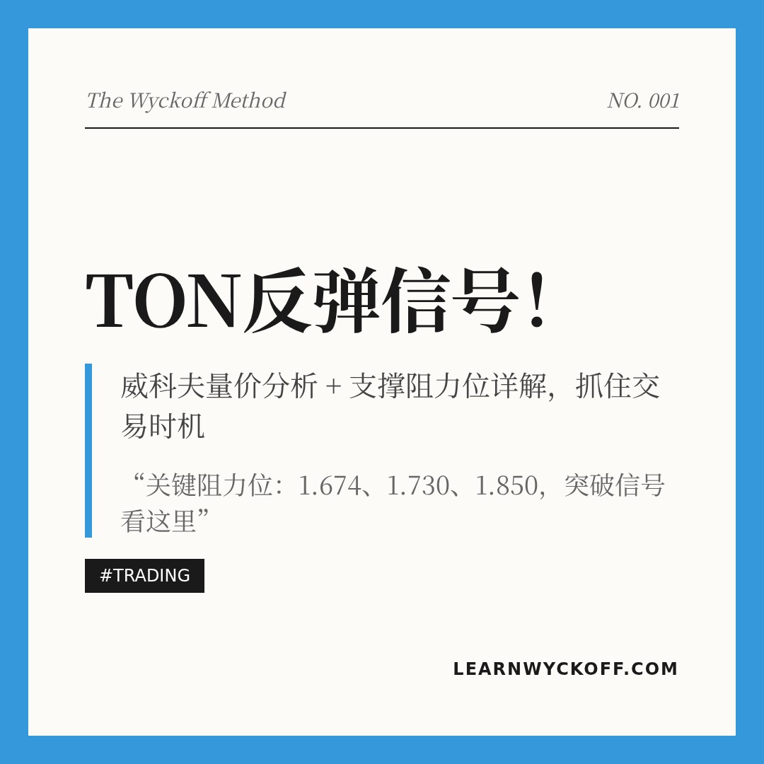 20251228 TONUSDT 行情数据复盘报告（基于威科夫量价视角）