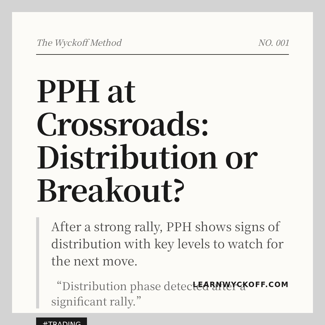20260116 PPH Market Data Review Report (Based on Wyckoff Volume-Price Perspective)