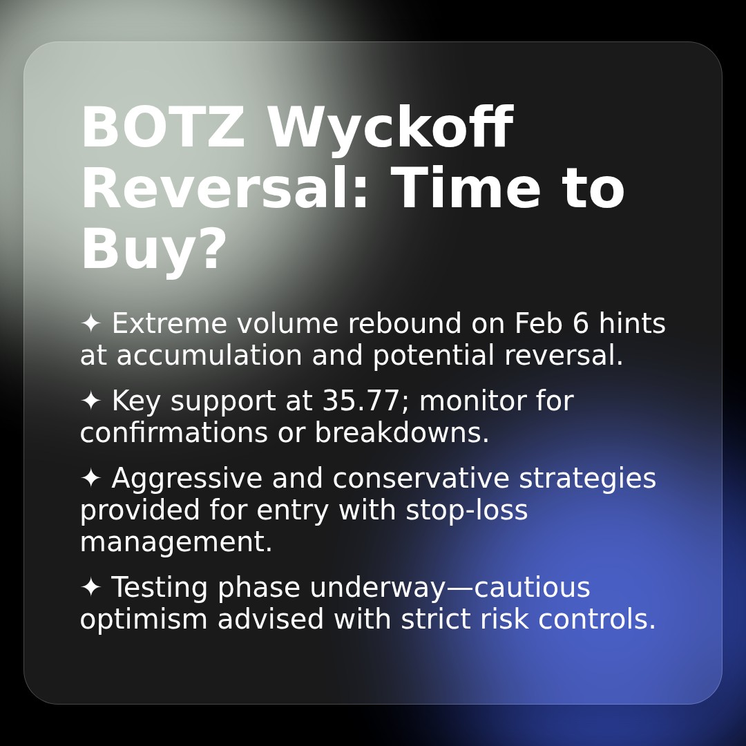 20260206 BOTZ Market Data Review Report (Based on Wyckoff Volume-Price Perspective)