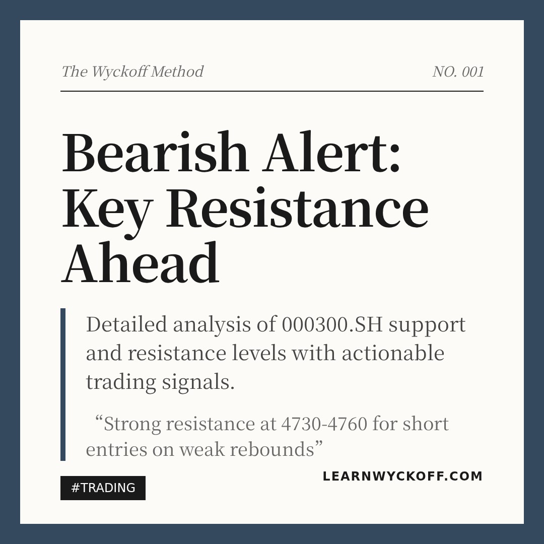 20260223 000300.SH Market Data Review Report (Based on Wyckoff Volume-Price Perspective)