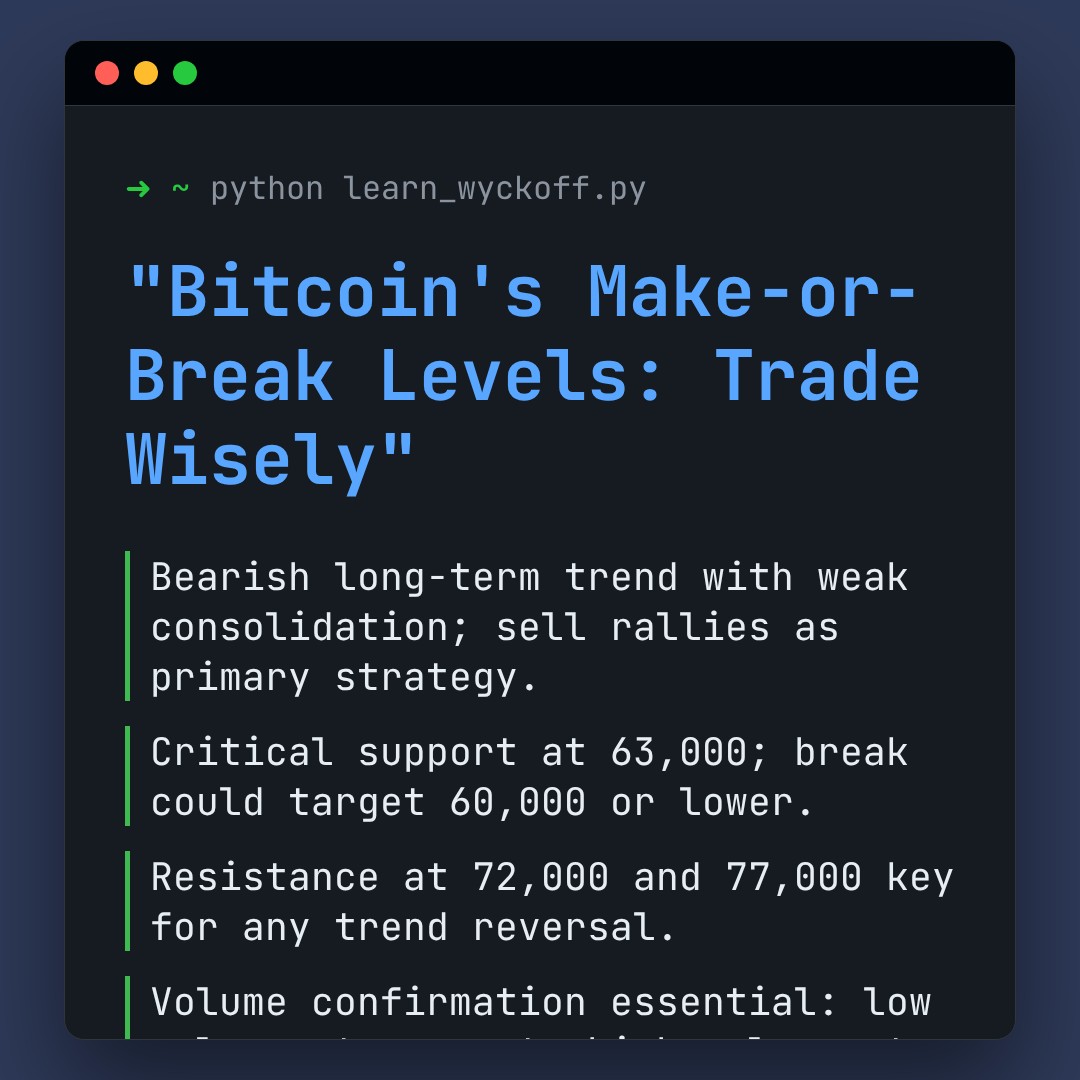 20260218 BTCUSDT Market Data Review Report (Based on Wyckoff Volume-Price Perspective)