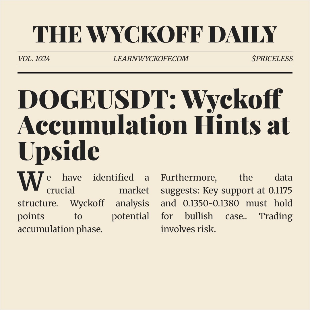 20260108 DOGEUSDT Market Data Review Report (Based on Wyckoff Volume-Price Perspective)