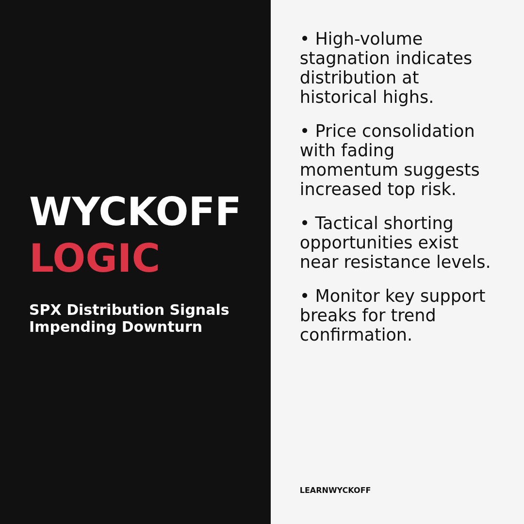 20260105 .SPX Market Data Review Report (Based on Wyckoff Volume-Price Perspective)