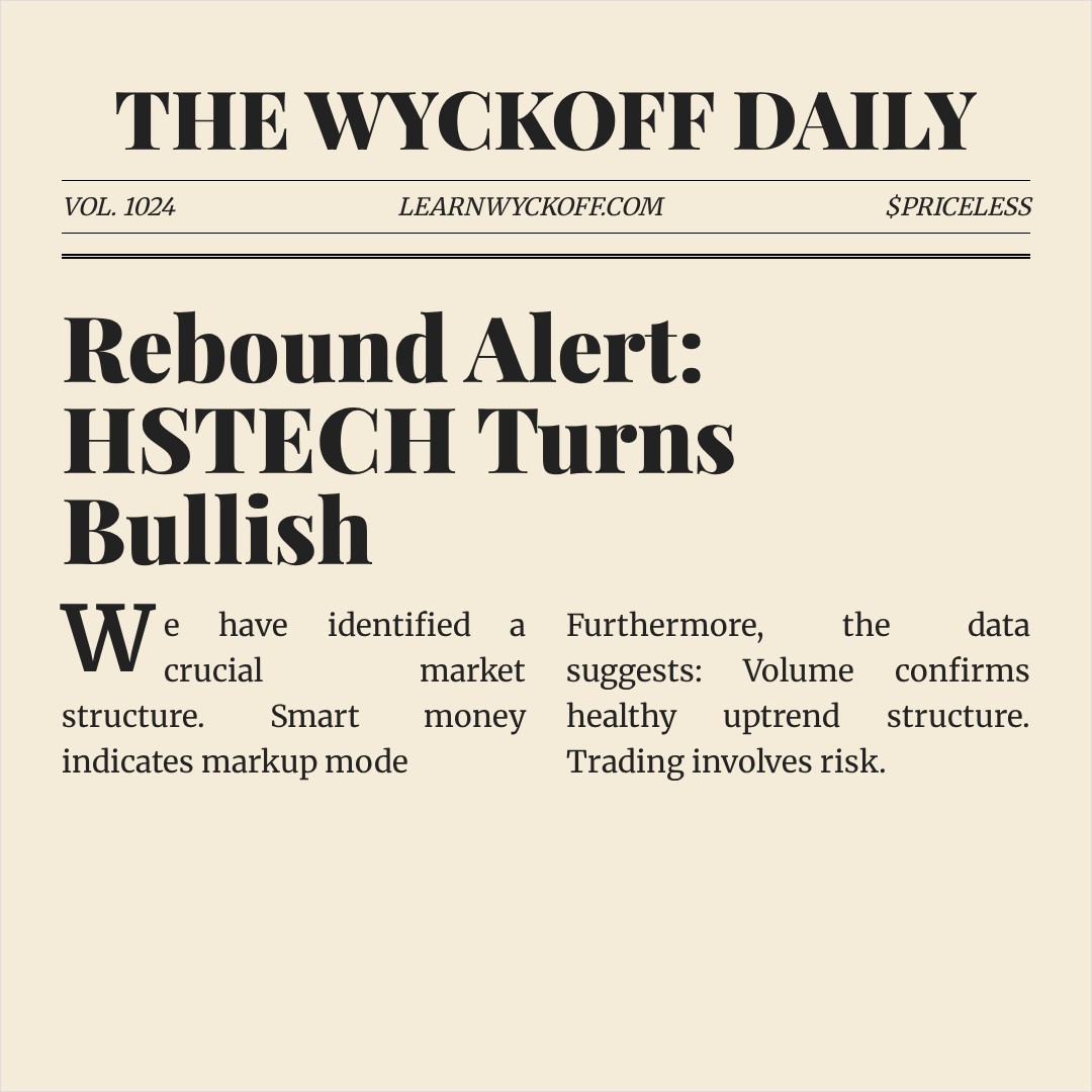 20260417 HSTECH Market Data Review Report (Based on Wyckoff Volume-Price Perspective)