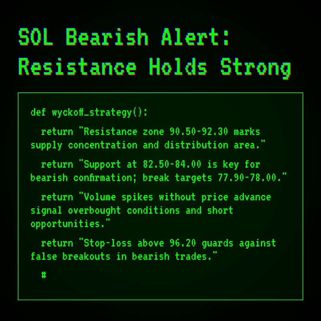 20260417 SOLUSDT Market Data Review Report (Based on Wyckoff Volume-Price Perspective)