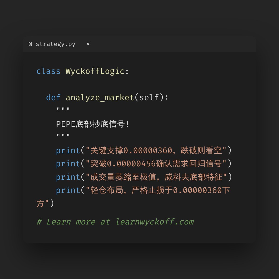 20251227 PEPEUSDT 行情数据复盘报告（基于威科夫量价视角）