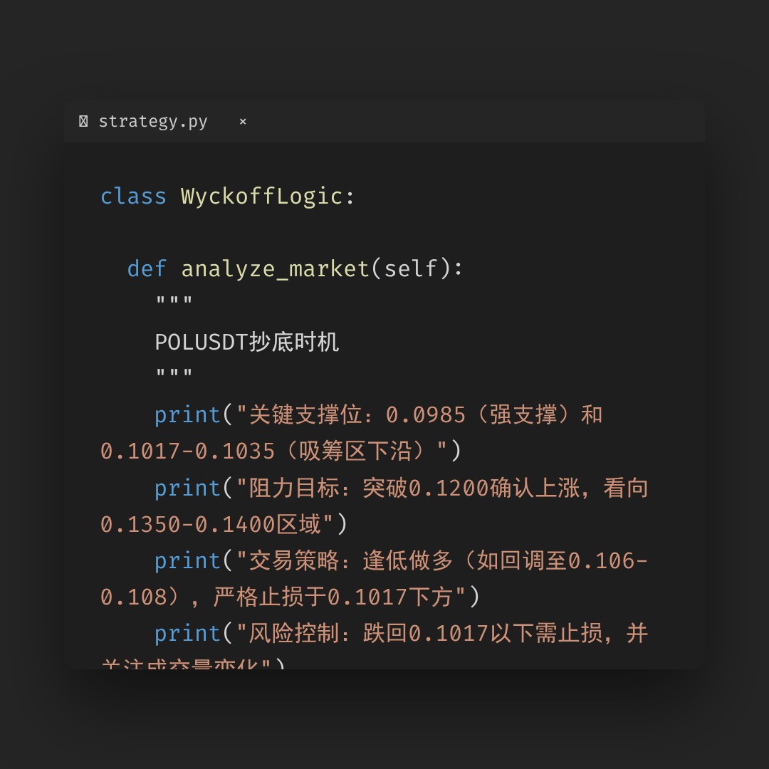 20260103 POLUSDT 行情数据复盘报告（基于威科夫量价视角）