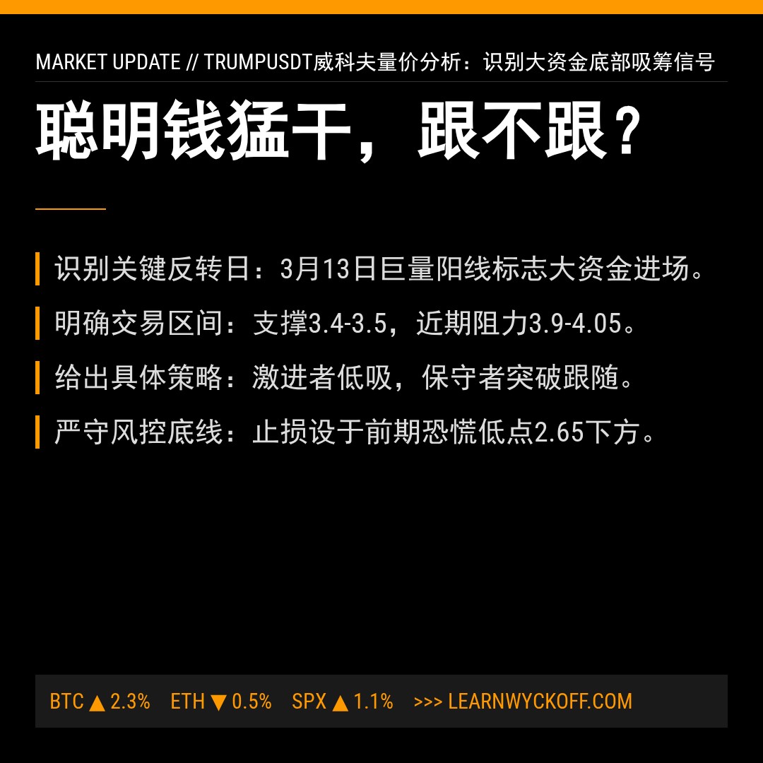 20260317 TRUMPUSDT 行情数据复盘报告（基于威科夫量价视角）